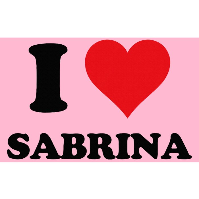 I Heart Sabrina First Name I Love Personalized Stuff Bumper Sticker