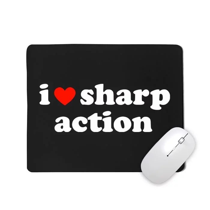 I Heart Sharp Action Mousepad