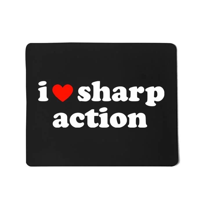 I Heart Sharp Action Mousepad