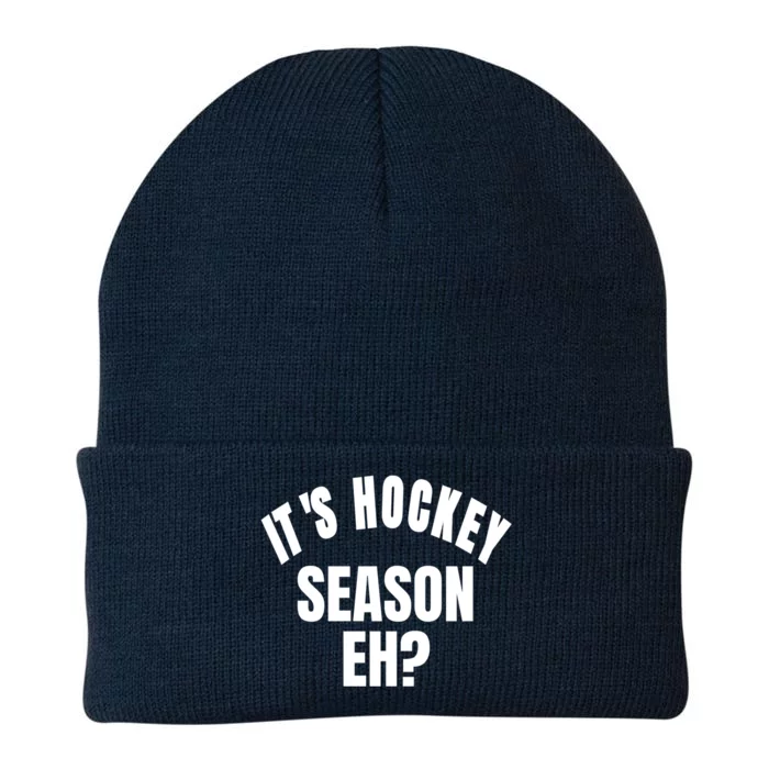 Its Hockey Season Eh? Gift Knit Cap Winter Beanie