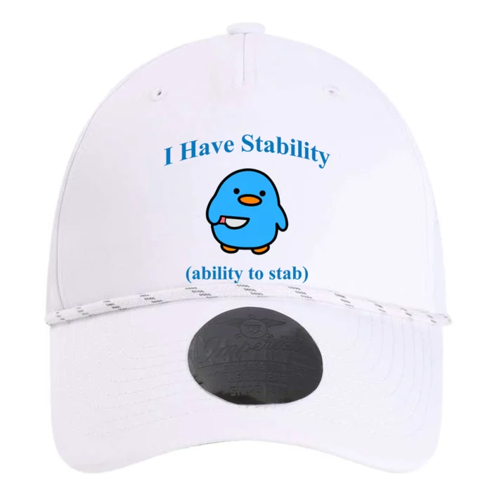 I Have Stability Ability To Stab Performance The Dyno Cap