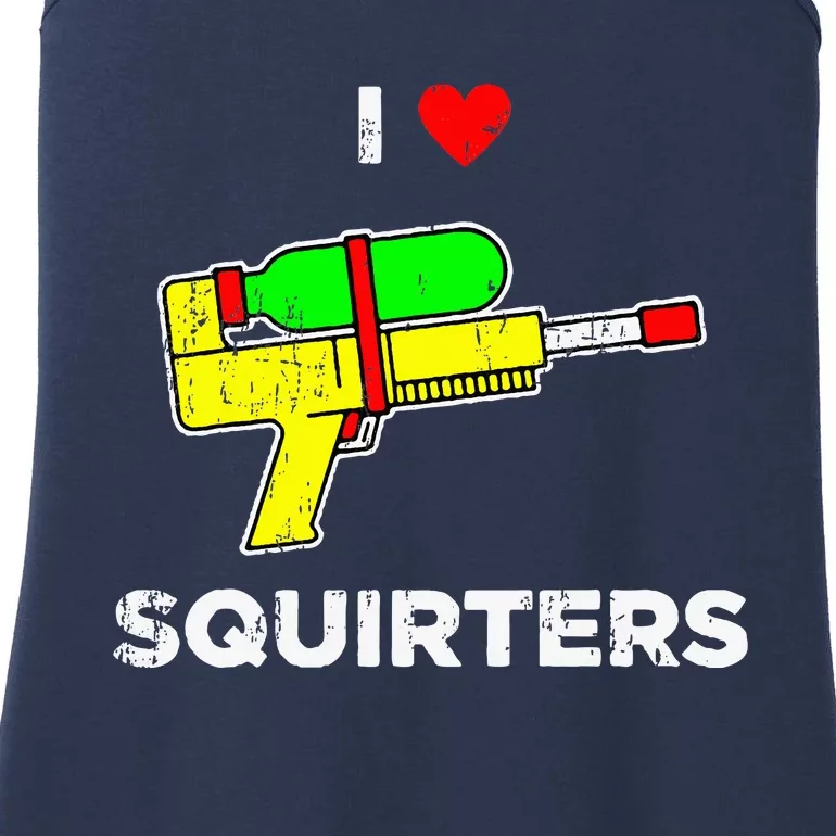 I Heart Squirters Funny I Love Squirters Ladies Essential Tank