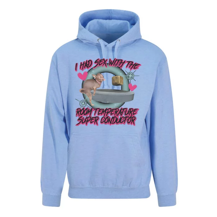 I Had Sex With The Room Temperature Super Conductor Unisex Surf Hoodie