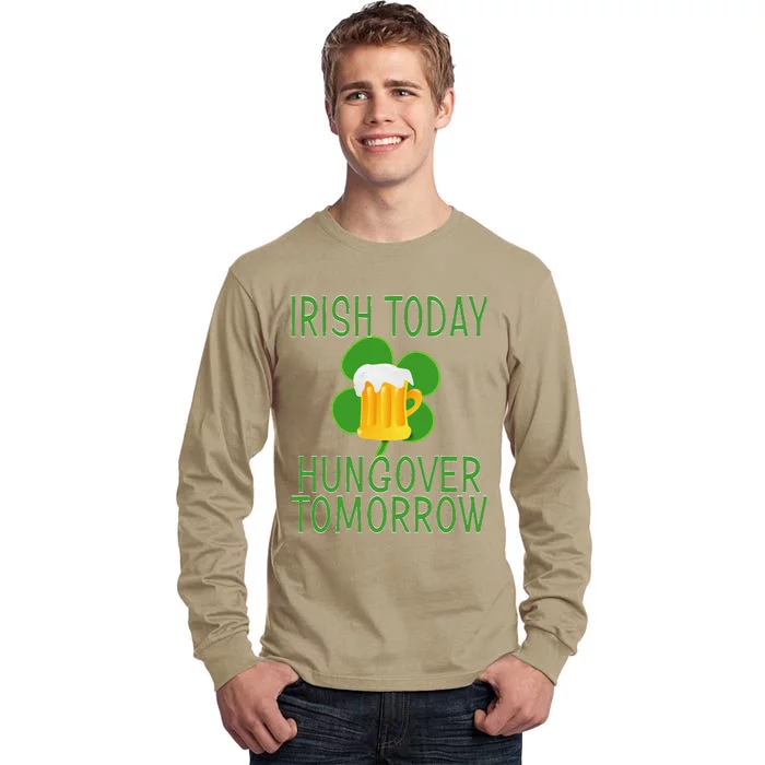 Irishoday, Hungoveromorrow St. Patty's Day Tall Long Sleeve T-Shirt