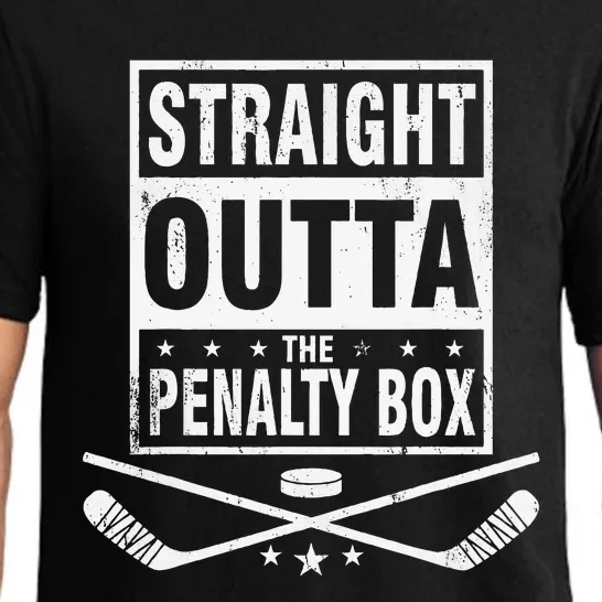 Ice Hockey Straight Outta The Penalty Box Hockey Lover Pajama Set