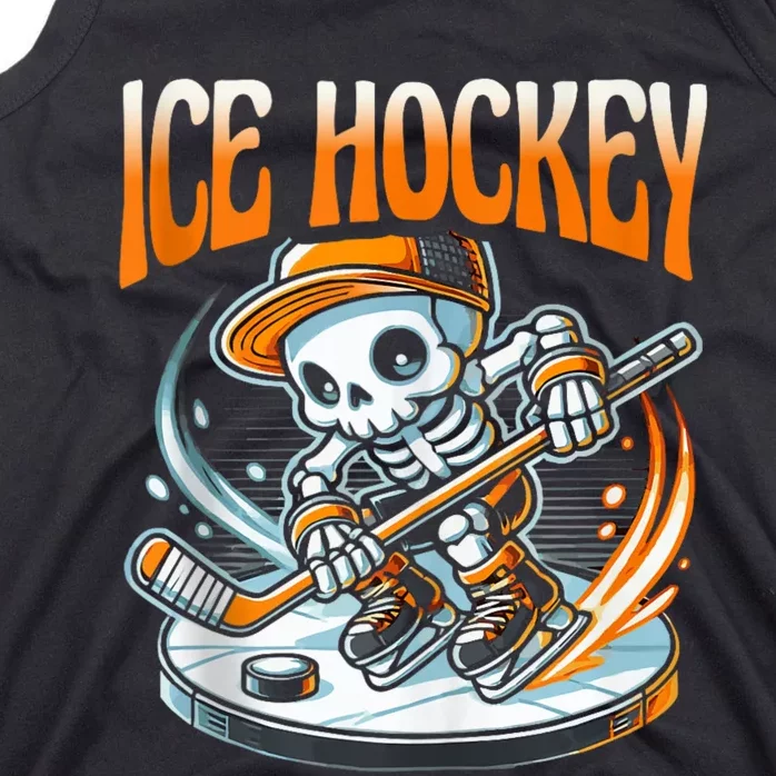 Ice Hockey Skeleton Tank Top