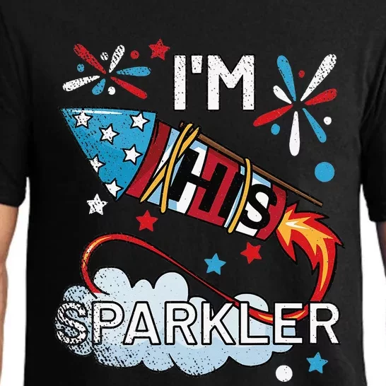 I'm His Sparkler July 4th His And Hers Matching Couples Cute Pajama Set