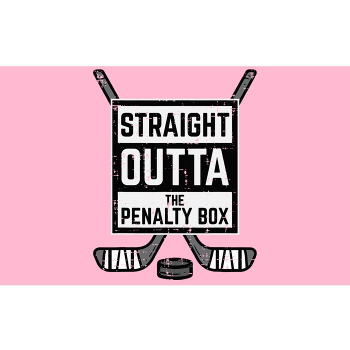 Ice Hockey Straight Outta Penalty Box Bumper Sticker