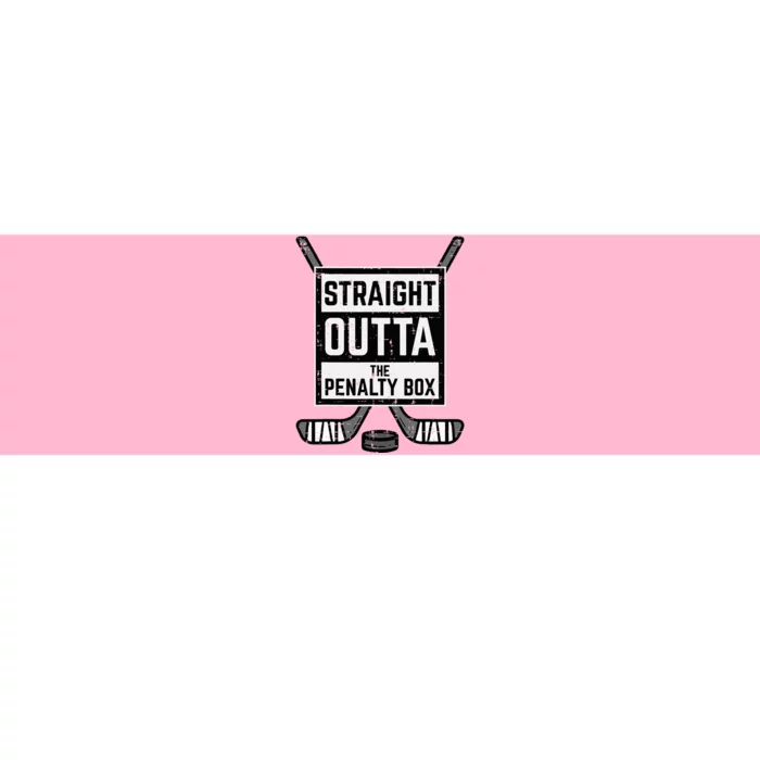 Ice Hockey Straight Outta Penalty Box Bumper Sticker