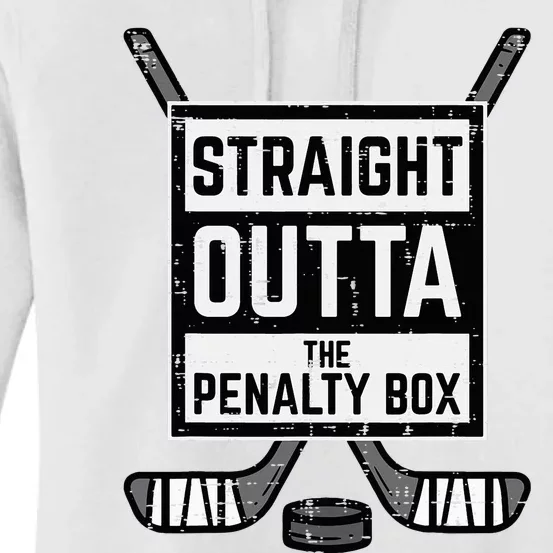 Ice Hockey Straight Outta Penalty Box Women's Pullover Hoodie