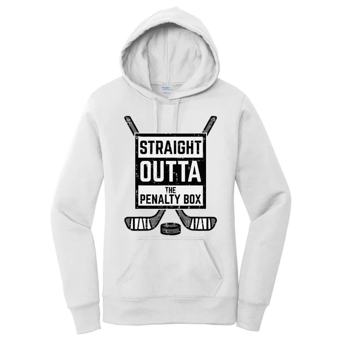 Ice Hockey Straight Outta Penalty Box Women's Pullover Hoodie