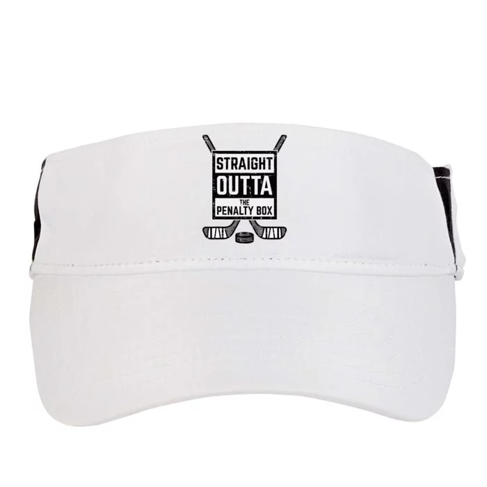 Ice Hockey Straight Outta Penalty Box Adult Drive Performance Visor