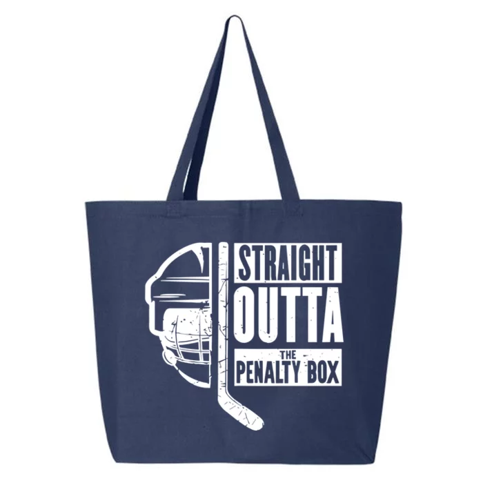 Ice Hockey Straight Outta Penalty Box Gift 25L Jumbo Tote