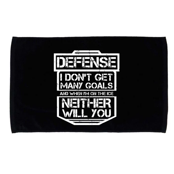 Ice Hockey Shirts Funny Sport Lover Tee Microfiber Hand Towel