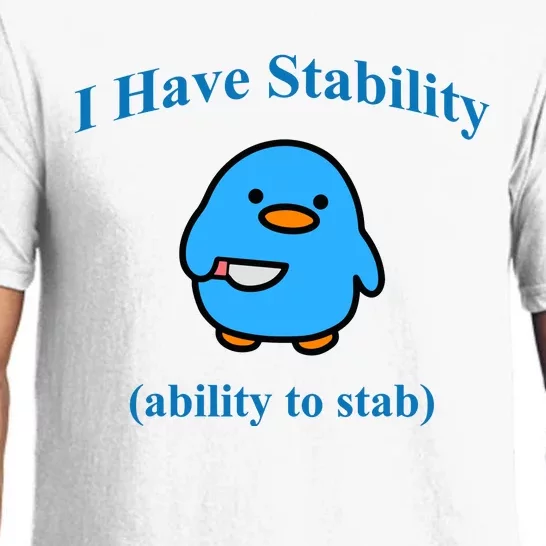 I Have Stability Ability To Stab Pajama Set