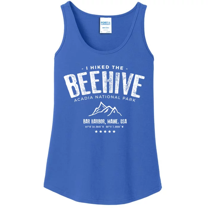 I Hiked The Beehive Trail Acadia National Park Gift Ladies Essential Tank