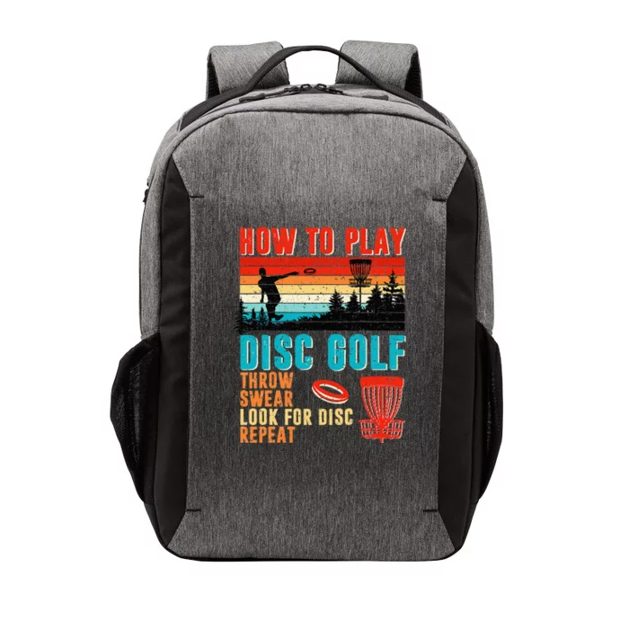 I'd Hit That Funny Disc Golf Vintage Frisbee Disc Sport Vector Backpack