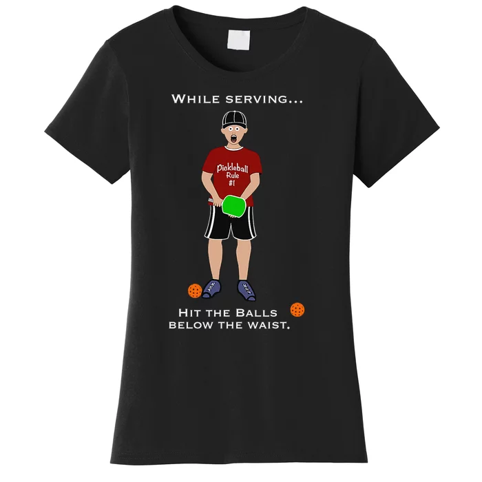 I'd Hit That Pickleball Sports Lover Paddleball Player Women's T-Shirt