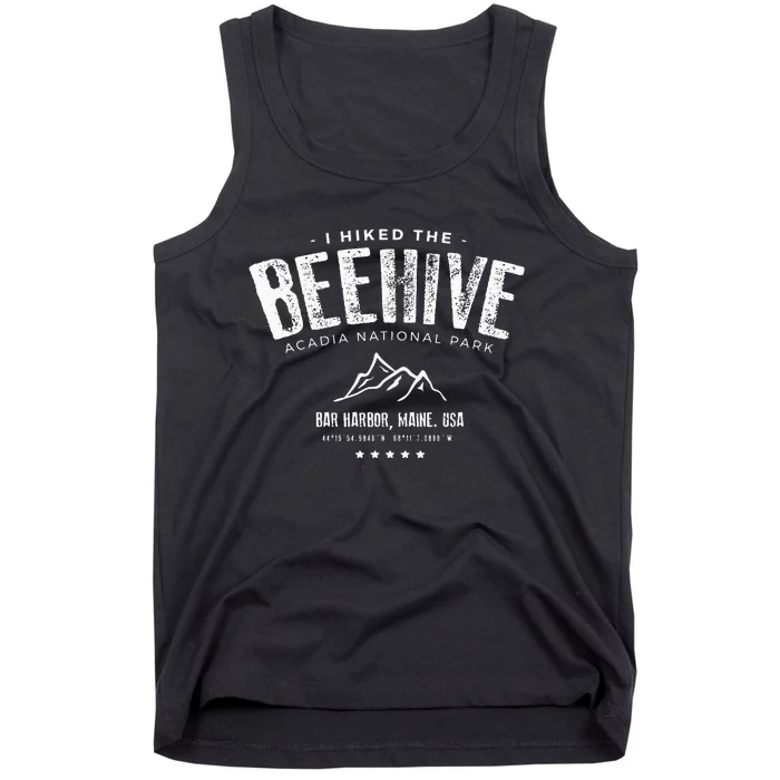 I Hiked The Beehive Trail Acadia National Park Tank Top