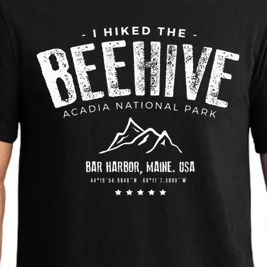 I Hiked The Beehive Trail Acadia National Park Pajama Set