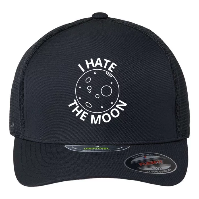 I Hate The Moon Flexfit Unipanel Trucker Cap