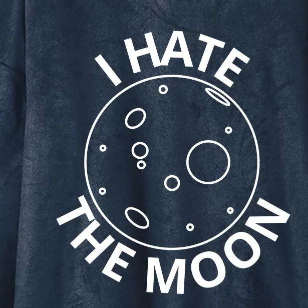 I Hate The Moon Hooded Wearable Blanket