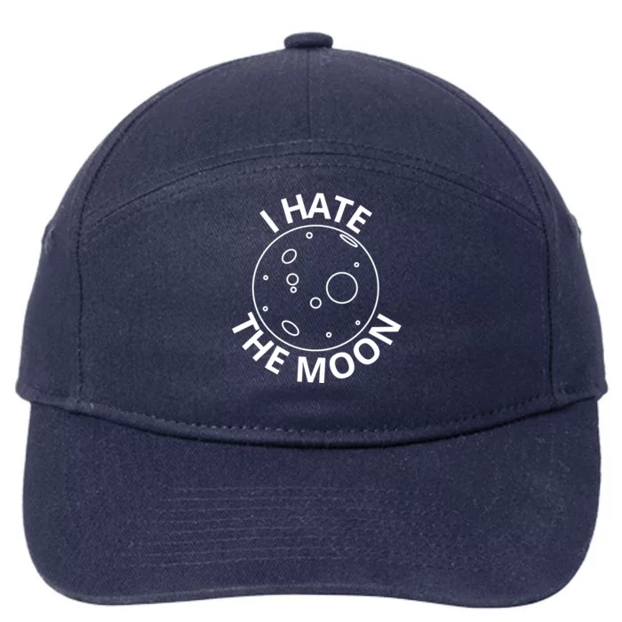 I Hate The Moon 7-Panel Snapback Hat