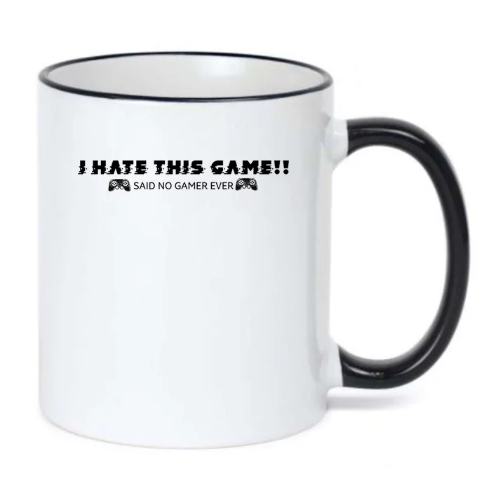 I Hate This Game Said No Gamer Ever Gift Video Games Controls Cool Gift Black Color Changing Mug