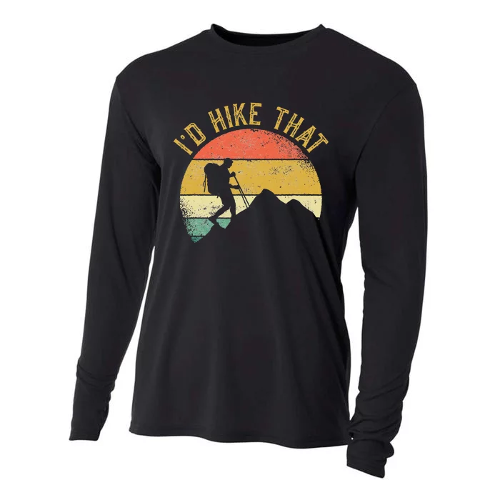 ID Hike That Mountains Hiking Hiker Cooling Performance Long Sleeve Crew