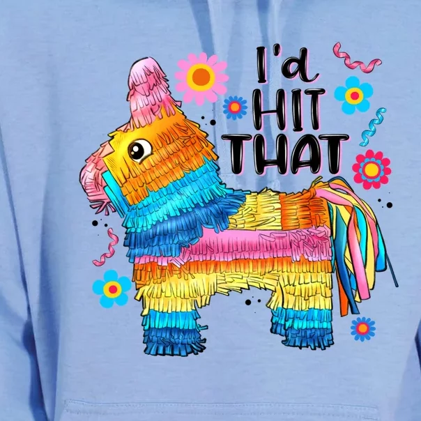 Id Hit That Funny Mexican Llama Pinata Unisex Surf Hoodie