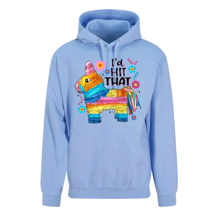 Id Hit That Funny Mexican Llama Pinata Unisex Surf Hoodie