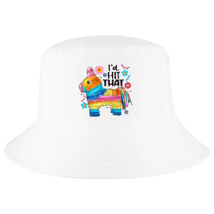 Id Hit That Funny Mexican Llama Pinata Cool Comfort Performance Bucket Hat