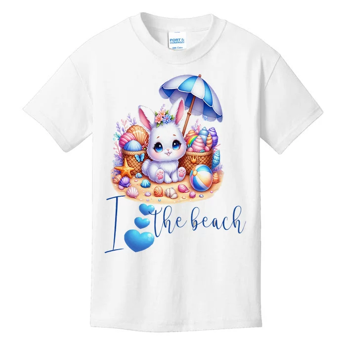 I Heart The Beach For Fun Sun And A Happy Summer! Kids T-Shirt