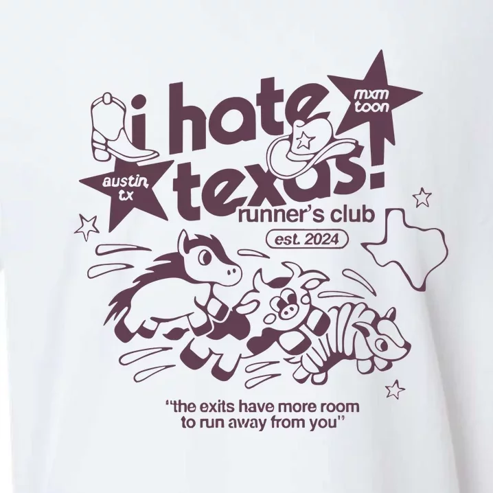 I Hate Texas RunnerS Sueded Cloud Jersey T-Shirt