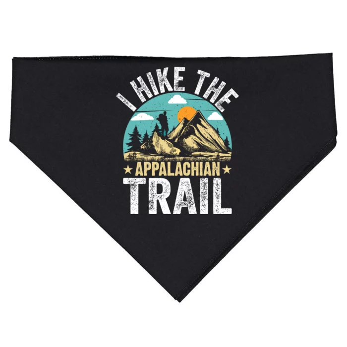 I Hiked The Appalachian Trail At Thruhiked Thruhiker USA-Made Doggie Bandana