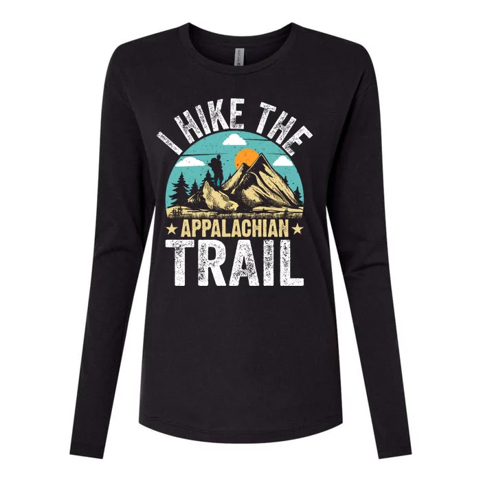 I Hiked The Appalachian Trail At Thruhiked Thruhiker Womens Cotton Relaxed Long Sleeve T-Shirt