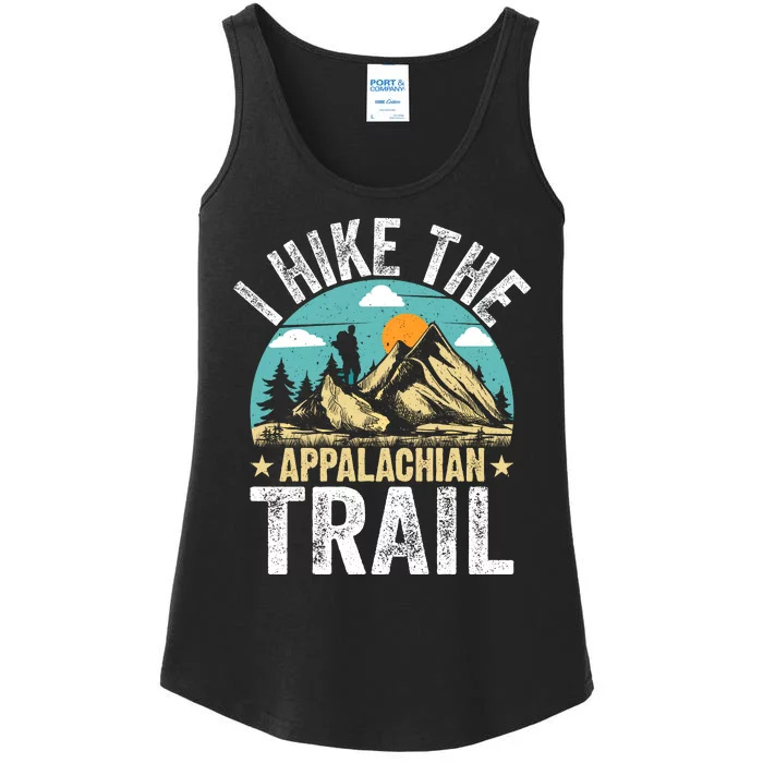 I Hiked The Appalachian Trail At Thruhiked Thruhiker Ladies Essential Tank