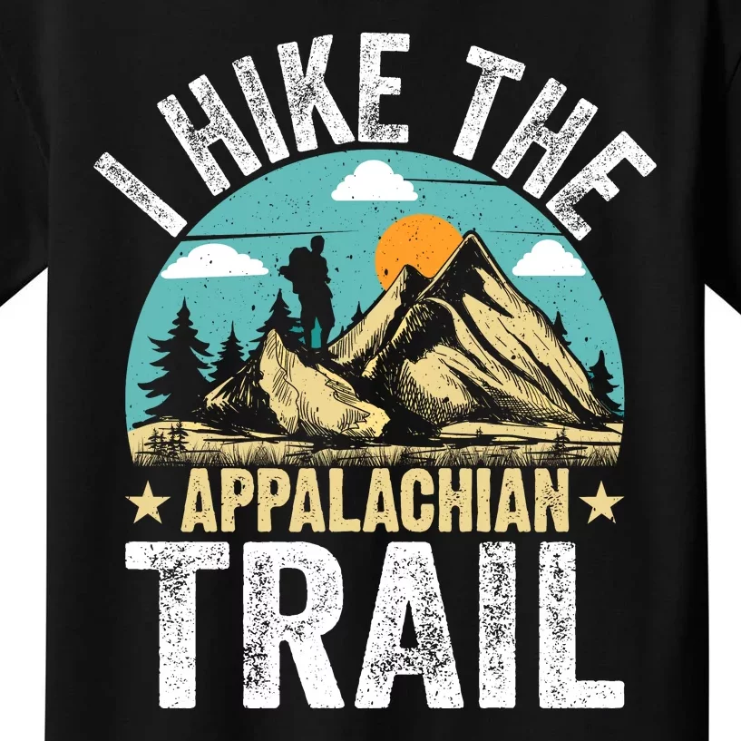 I Hiked The Appalachian Trail At Thruhiked Thruhiker Kids T-Shirt