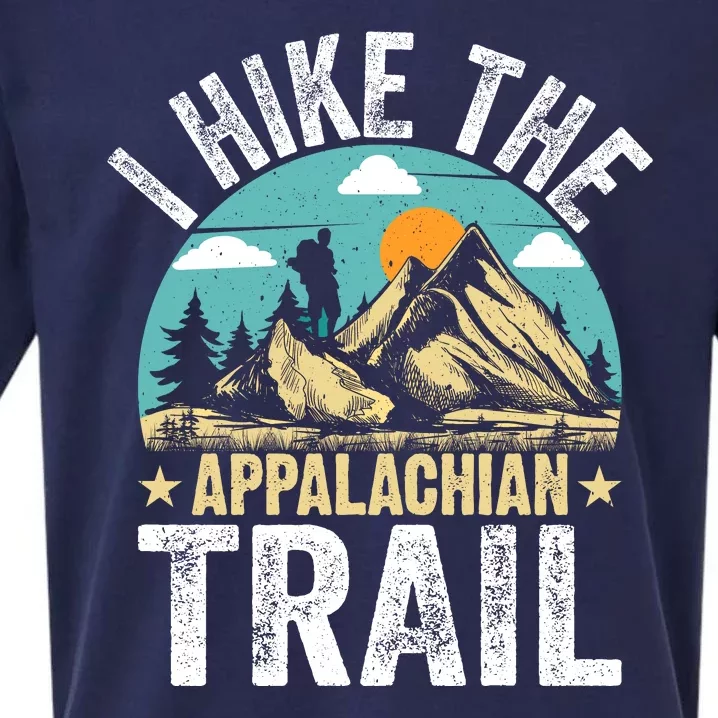 I Hiked The Appalachian Trail At Thruhiked Thruhiker Sueded Cloud Jersey T-Shirt