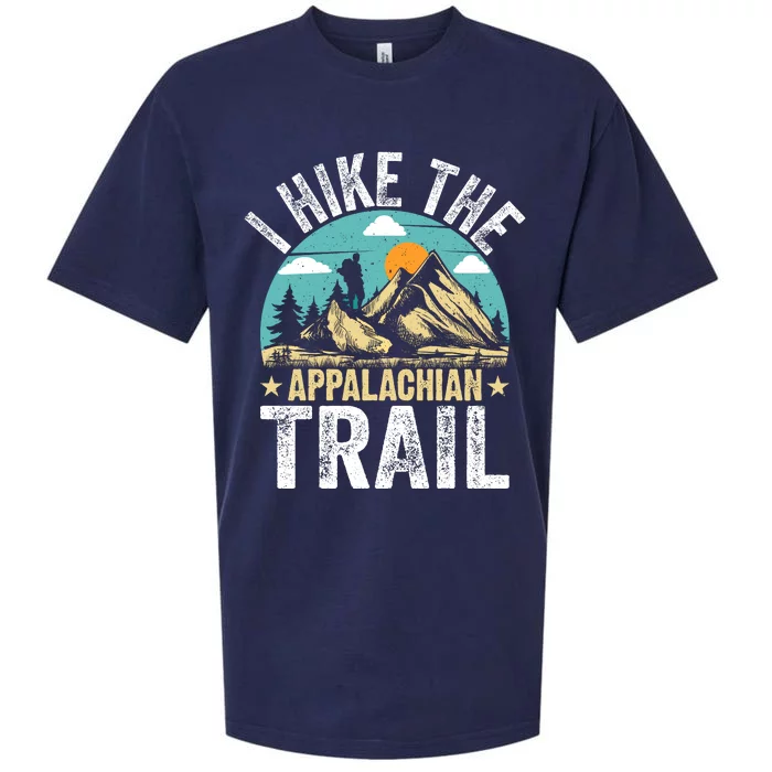 I Hiked The Appalachian Trail At Thruhiked Thruhiker Sueded Cloud Jersey T-Shirt