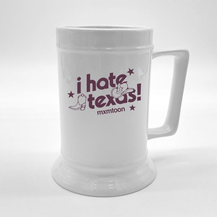 I Hate Texas RunnerS Club Front & Back Beer Stein