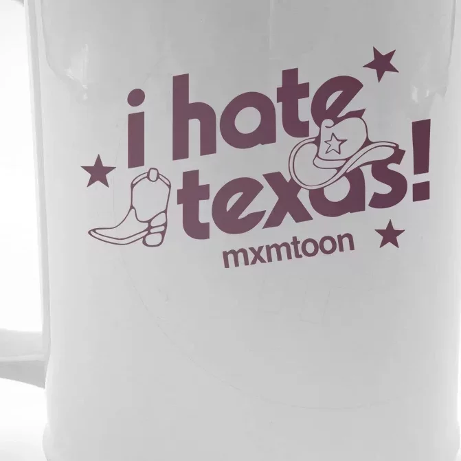 I Hate Texas RunnerS Club Front & Back Beer Stein