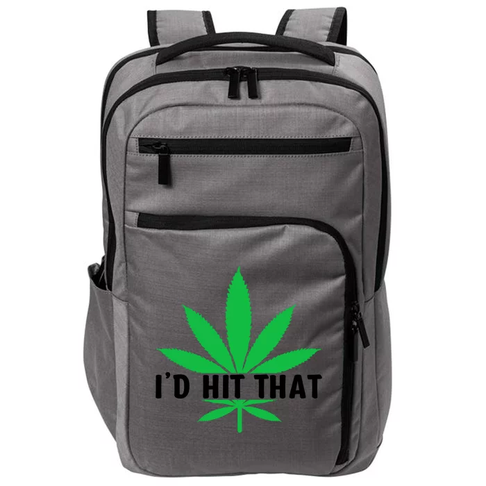 ID Hit That Funny Weed 4/20 Impact Tech Backpack