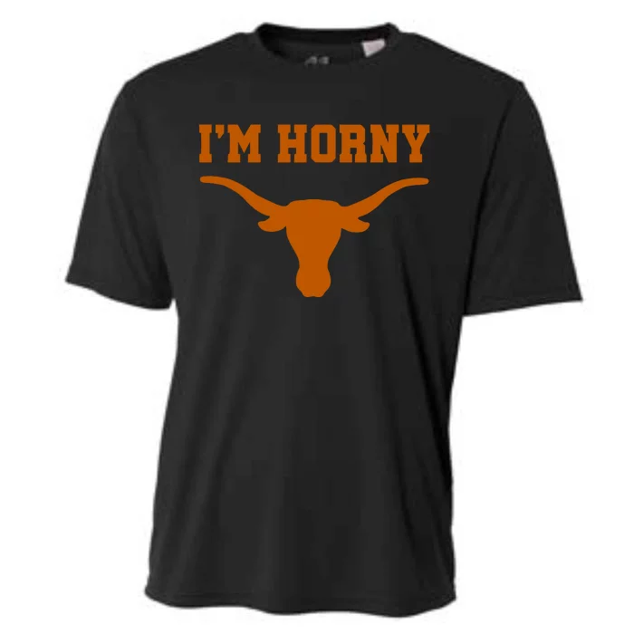 I’M Horny Texas Cooling Performance Crew T-Shirt