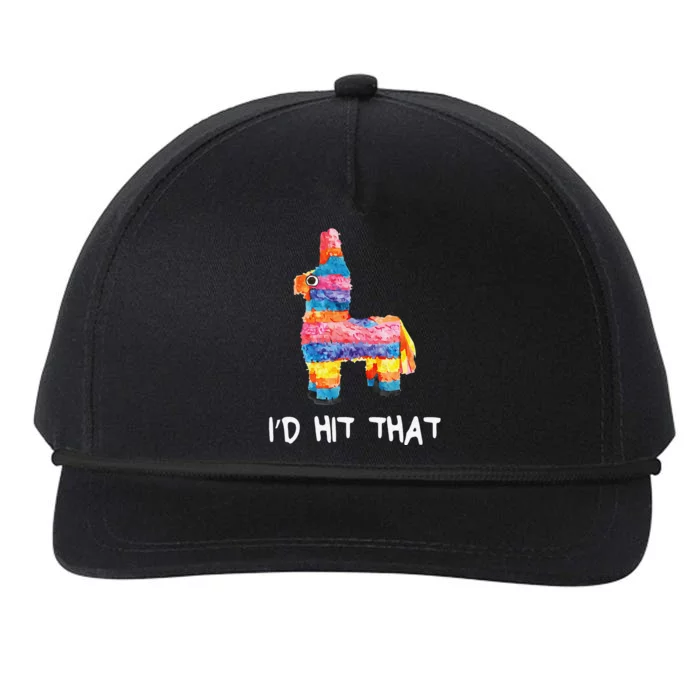 ID Hit That Pinata Cinco De Mayo Party Snapback Five-Panel Rope Hat