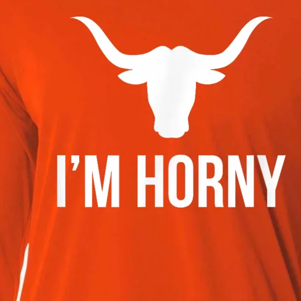 I’m Horny Texas Cooling Performance Long Sleeve Crew