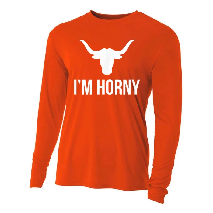 I’m Horny Texas Cooling Performance Long Sleeve Crew