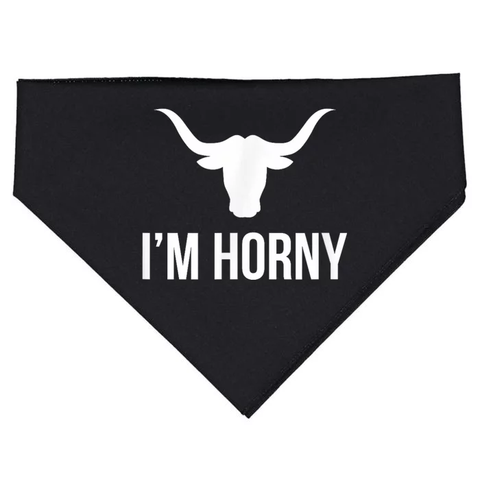 I’m Horny Texas USA-Made Doggie Bandana