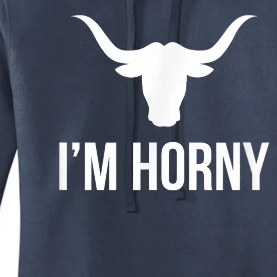 I’m Horny Texas Women's Pullover Hoodie