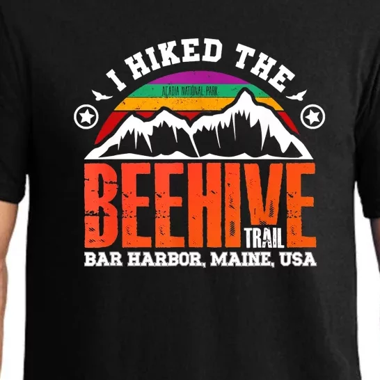 I Hiked The Beehive Trail Acadia National Park Pajama Set